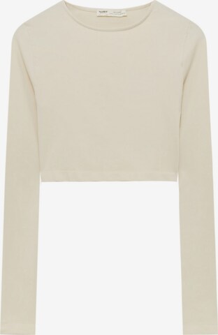 Pull&Bear Shirt in Beige: predná strana