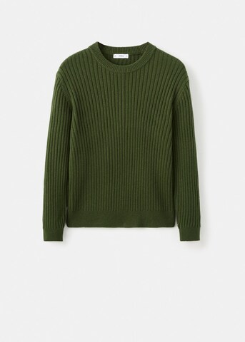 MANGO MAN Sweater 'Ariel' in Green