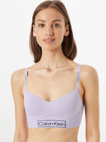 Calvin Klein Underwear Bustier Melltartó - lila: elől