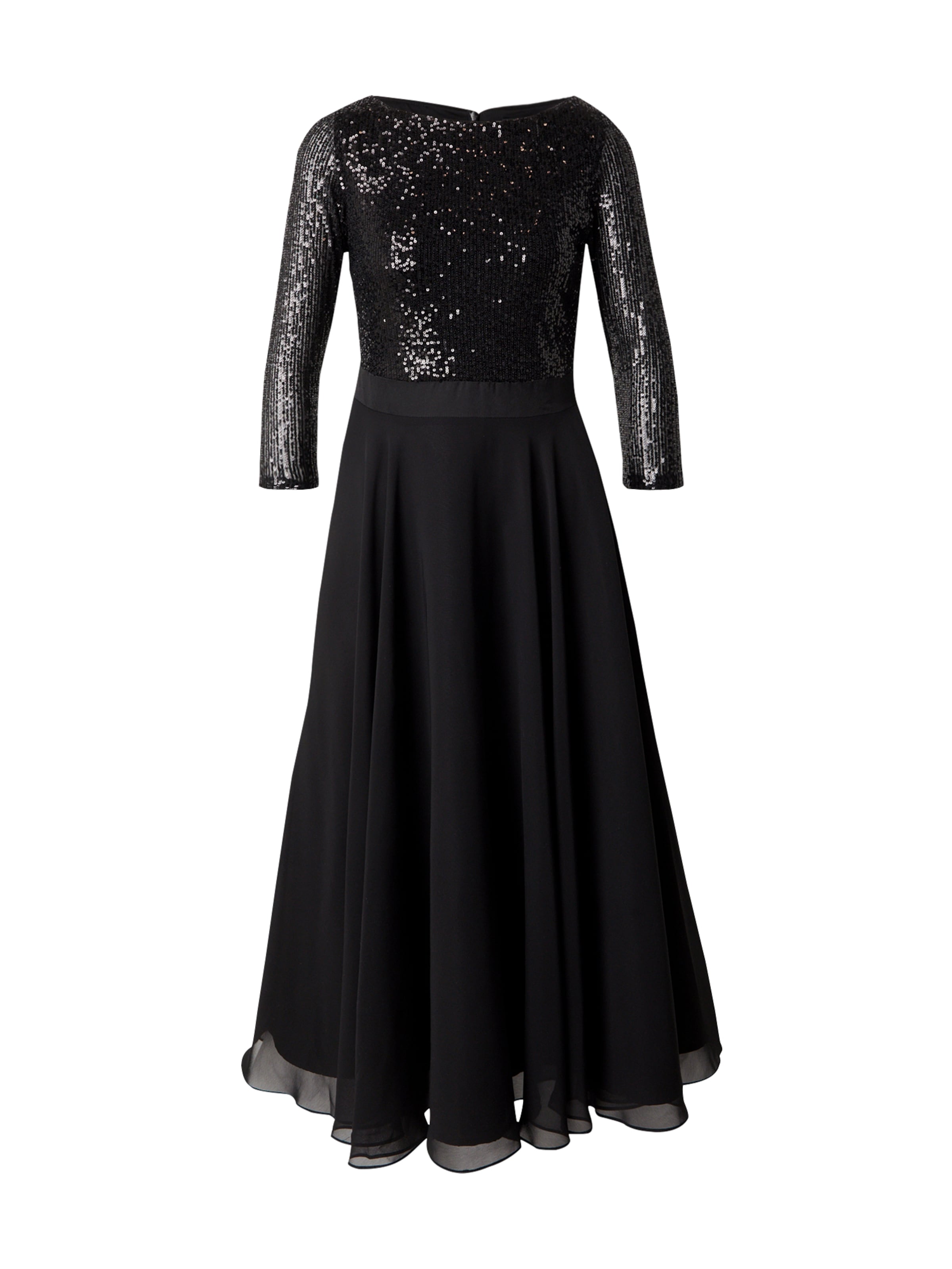 Robe de soirée SWING en noir : devant