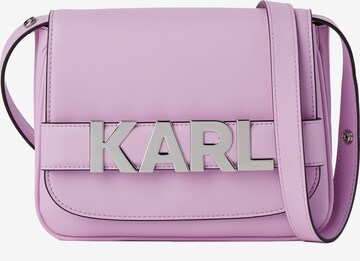 Sac à bandoulière Karl Lagerfeld en violet : devant