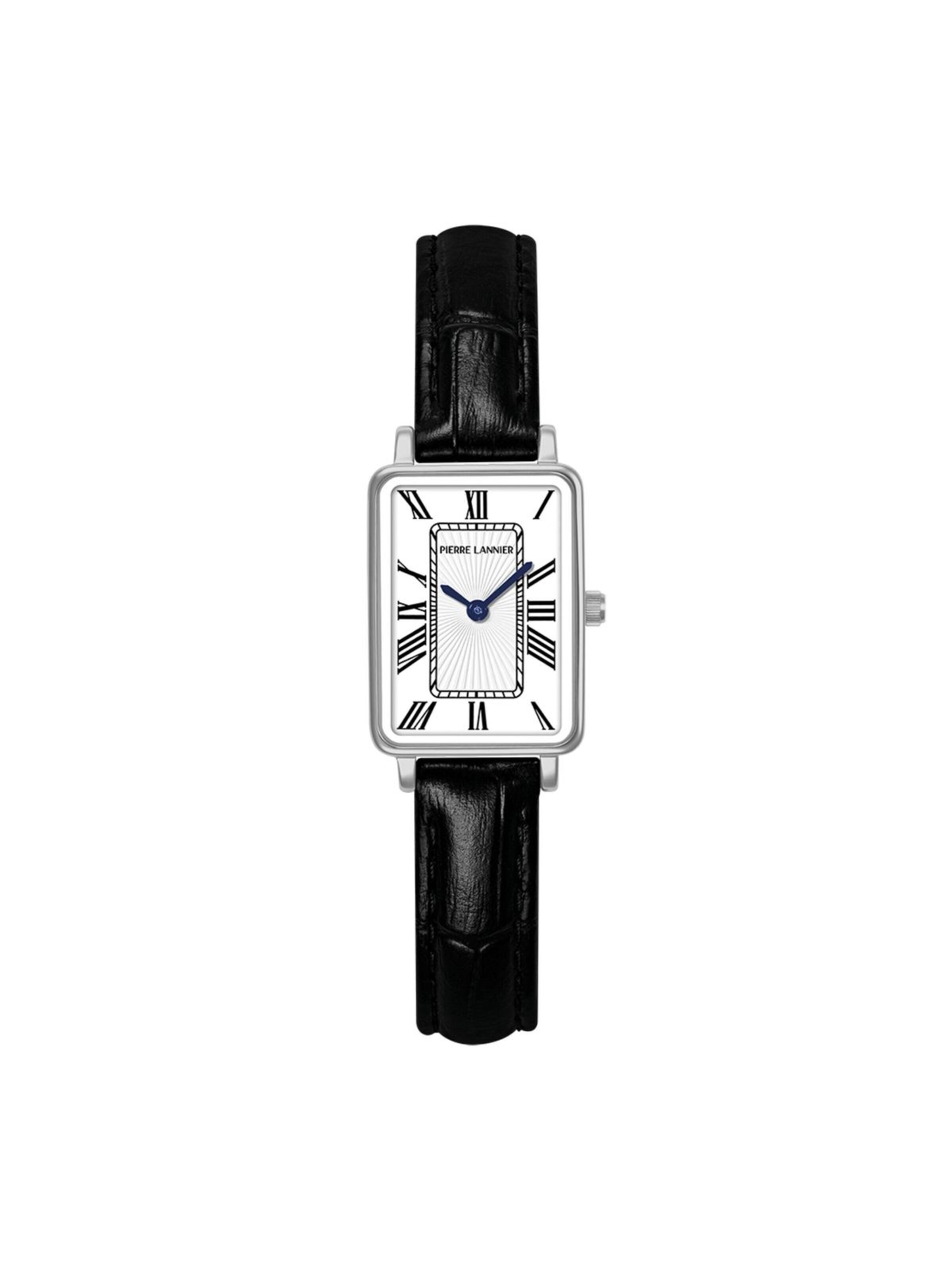 Montre à affichage analogique Pierre Lannier en blanc : devant