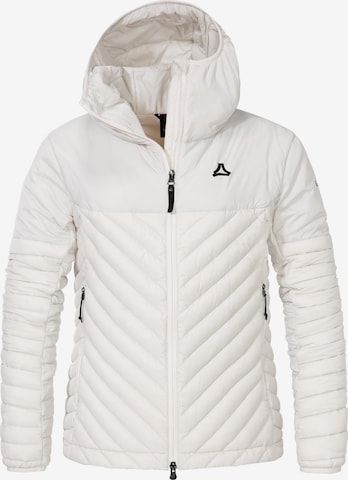 Schöffel Outdoorjacke in Weiß: Vorderseite