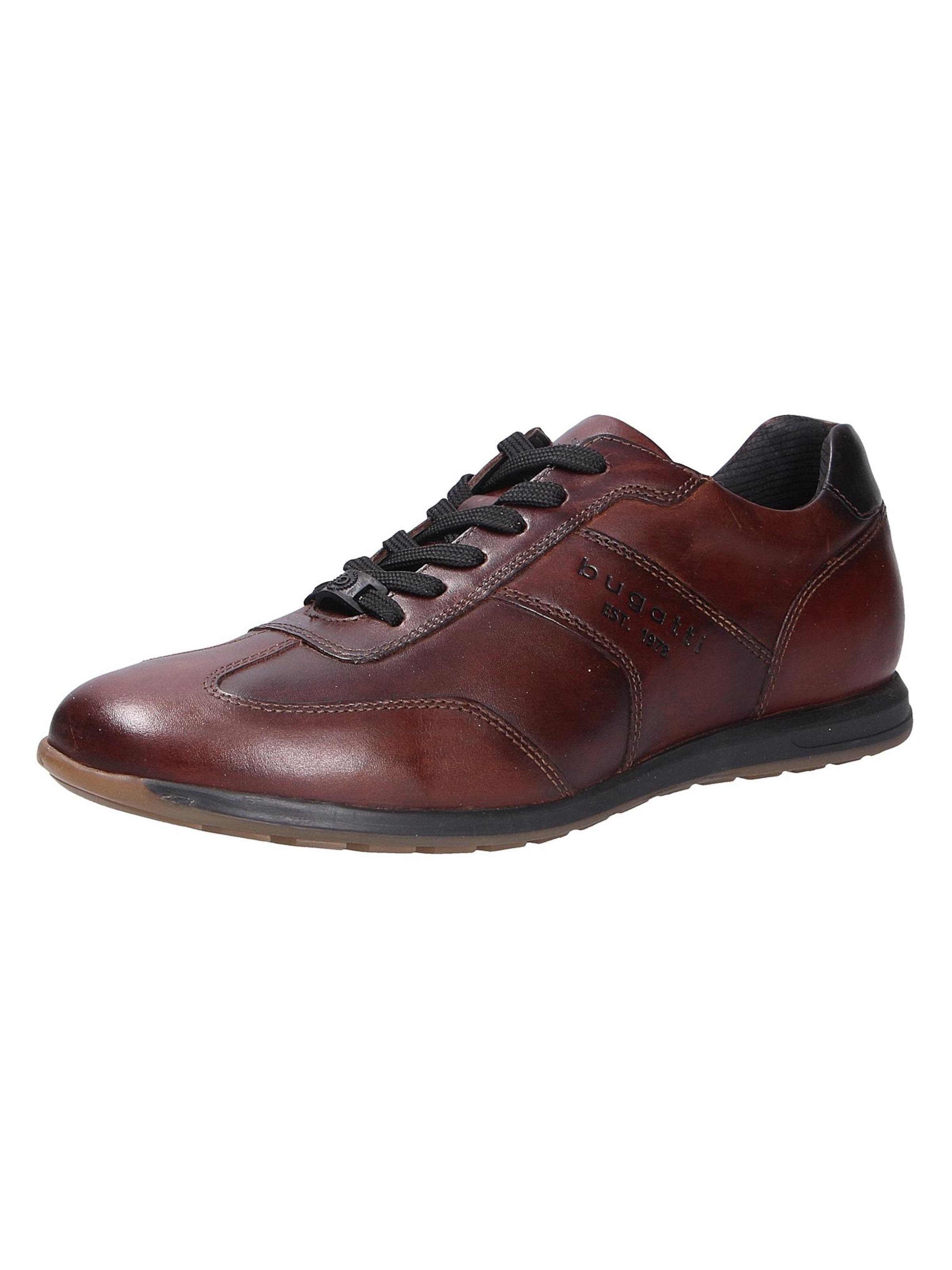 bugatti Platform trainers in Brown: front