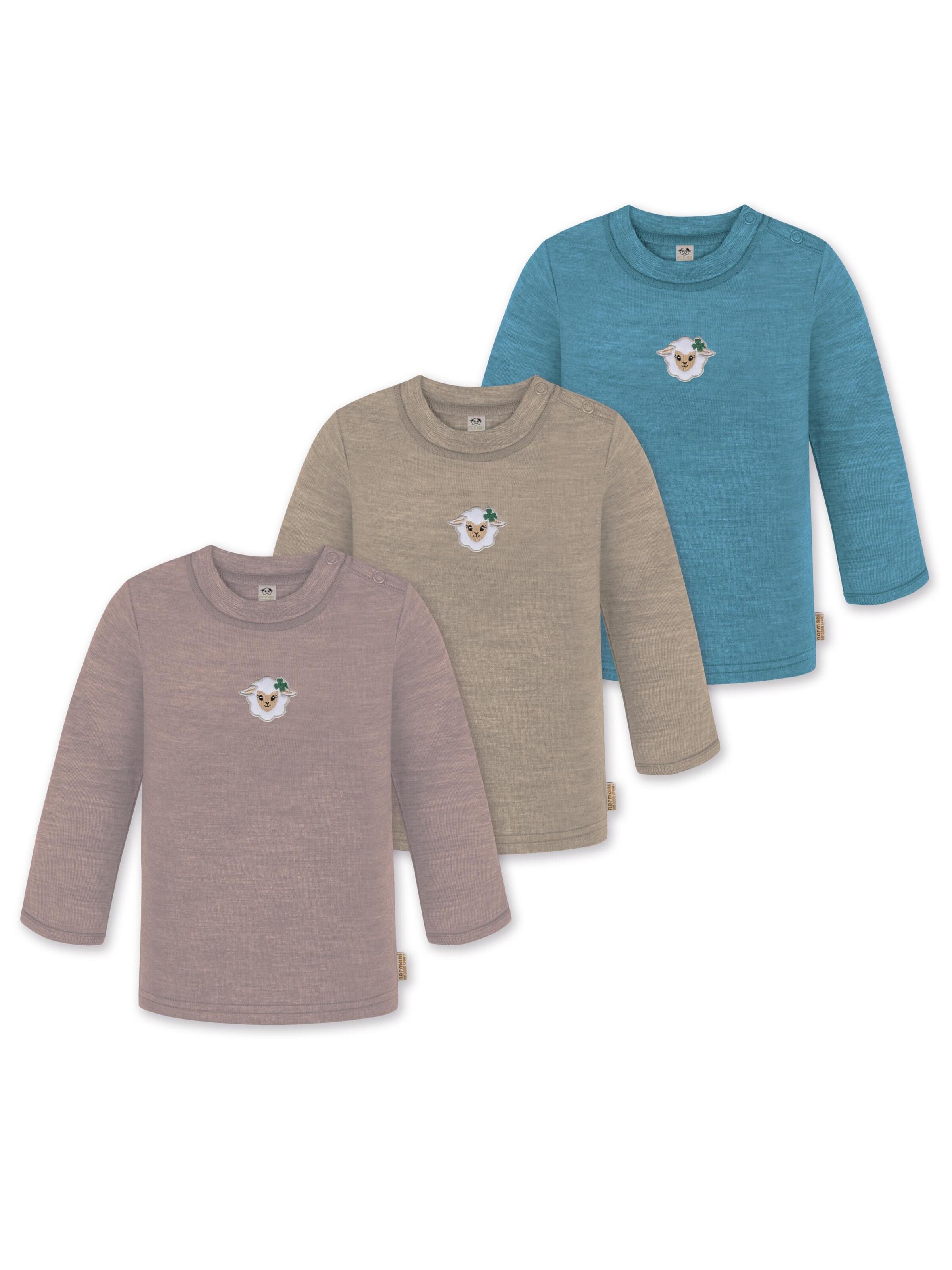 normani Shirt 'Taupo' in Beige: voorkant