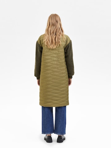 Manteau mi-saison 'Polly' SELECTED FEMME en vert