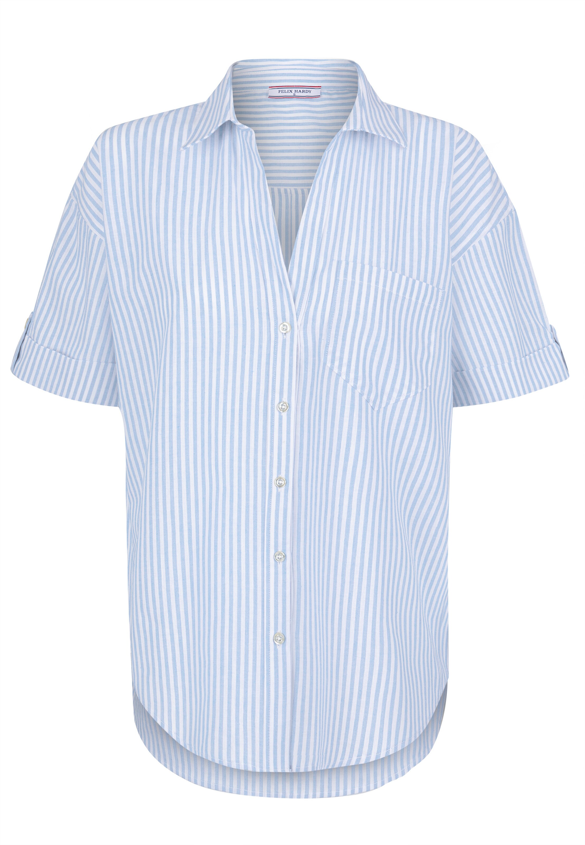 Chemisier Felix Hardy en bleu : devant