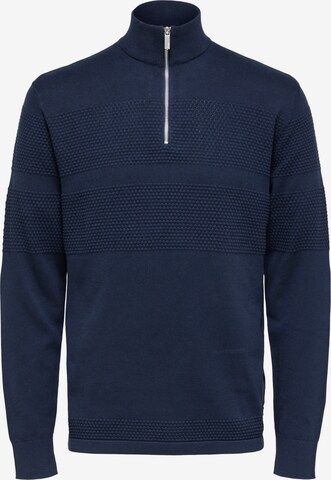 SELECTED HOMME Trui 'Maine' in Blauw: voorkant