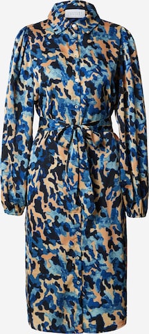 SISTERS POINT Платье-рубашка 'ELLA' в Синий: спереди