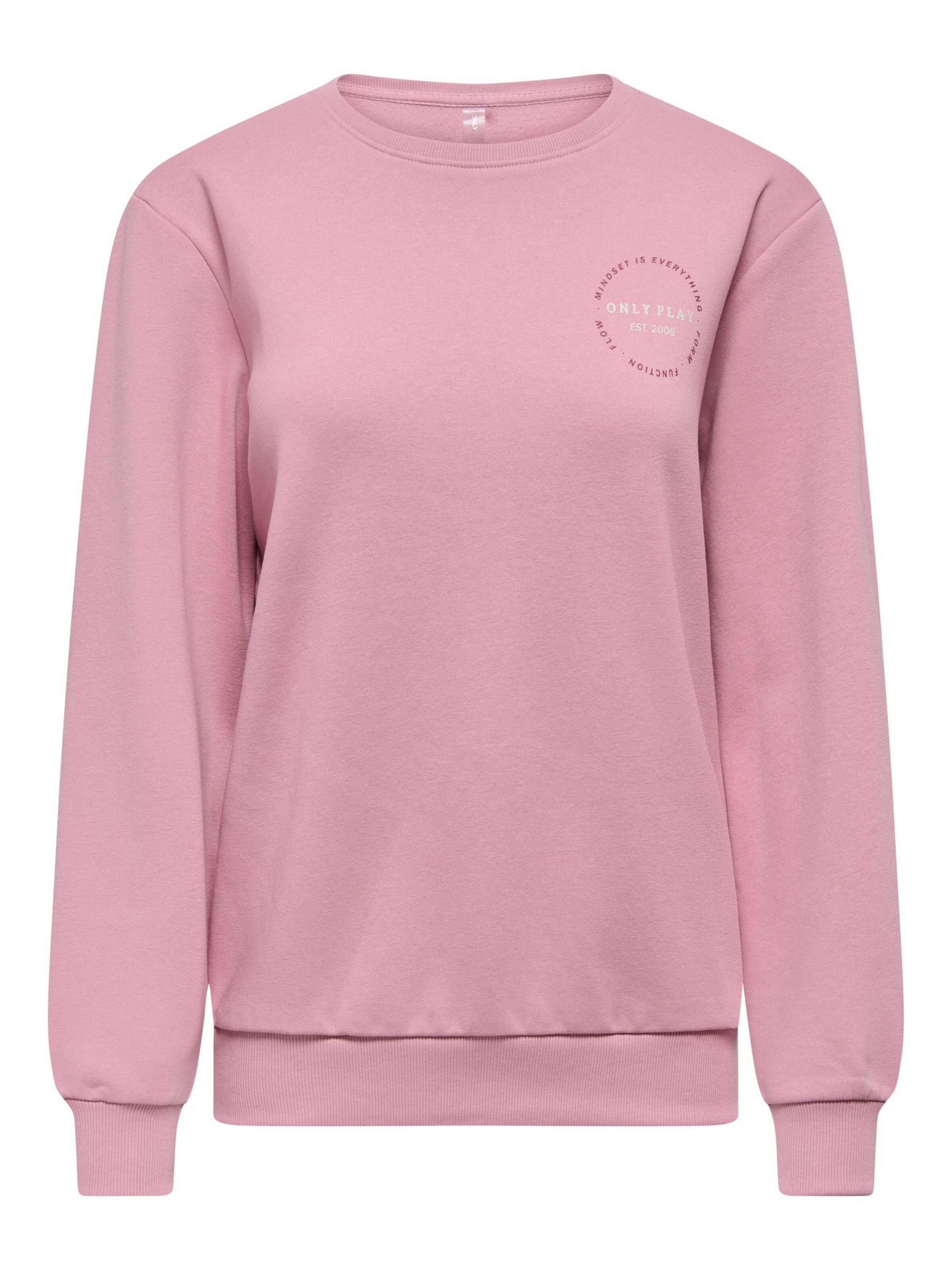Sweat-shirt 'ONPCava' ONLY PLAY en rose : devant