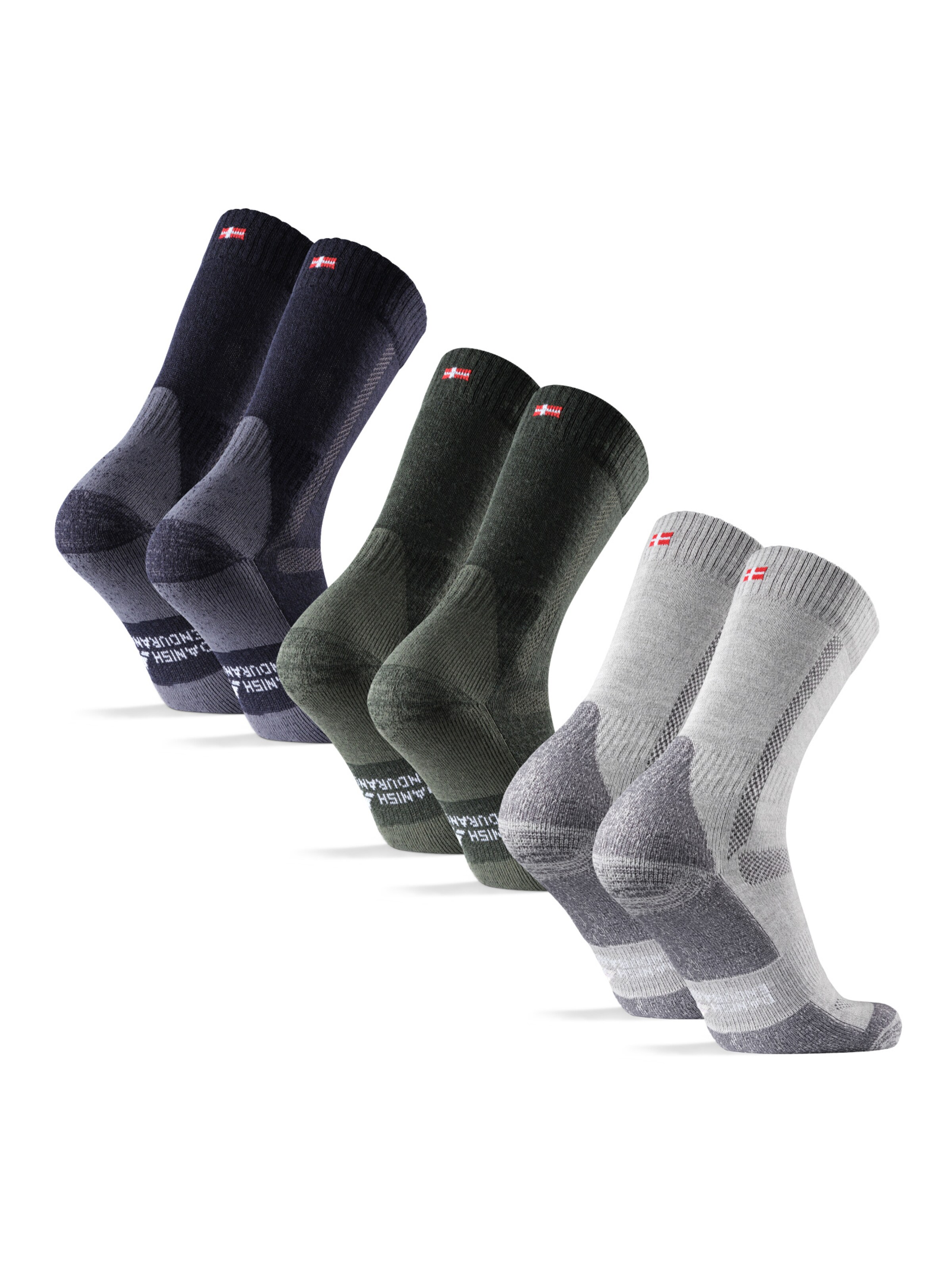 DANISH ENDURANCE Socken 'Classic Hiking Crew' in Blau