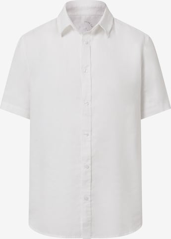 CASH-MERE.CH Regular Fit Skjorte i hvid: forside