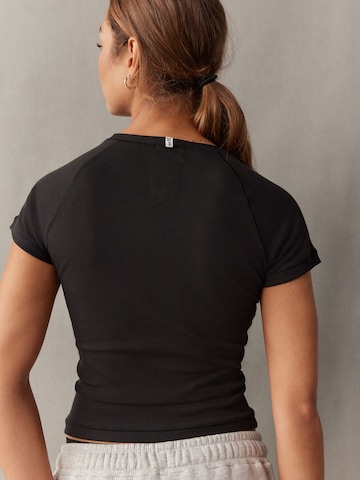 T-shirt self. en noir