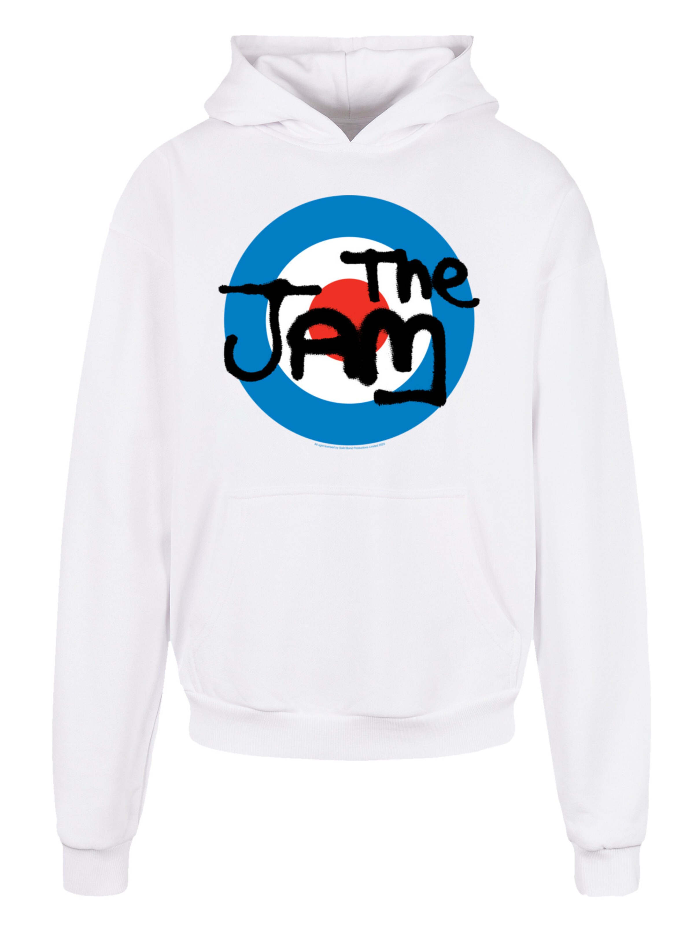 F4NT4STIC Sweatshirt 'The Jam Band Classic Logo' in White: front