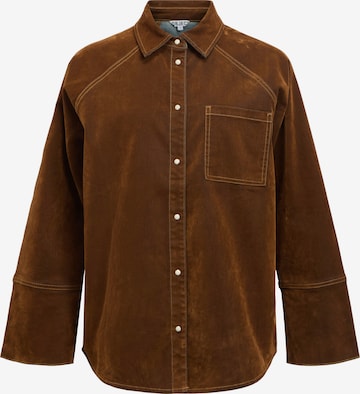 OBJECT Välikausitakki värissä ruskea: etupuoli