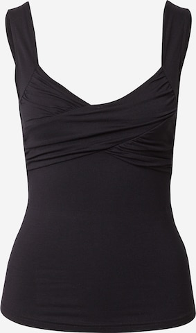 ABOUT YOU - Top 'Christiane' en negro: frente