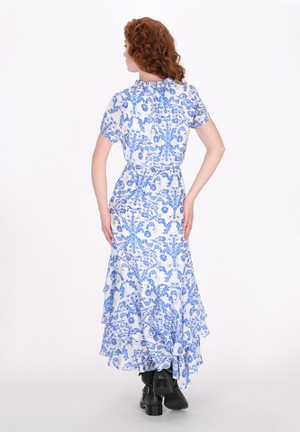 DreiMaster Vintage Jurk in Blauw