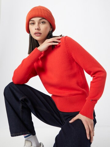 Pull-over TOMMY HILFIGER en rouge