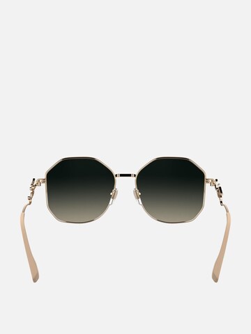 Lunettes de soleil Karl Lagerfeld en or