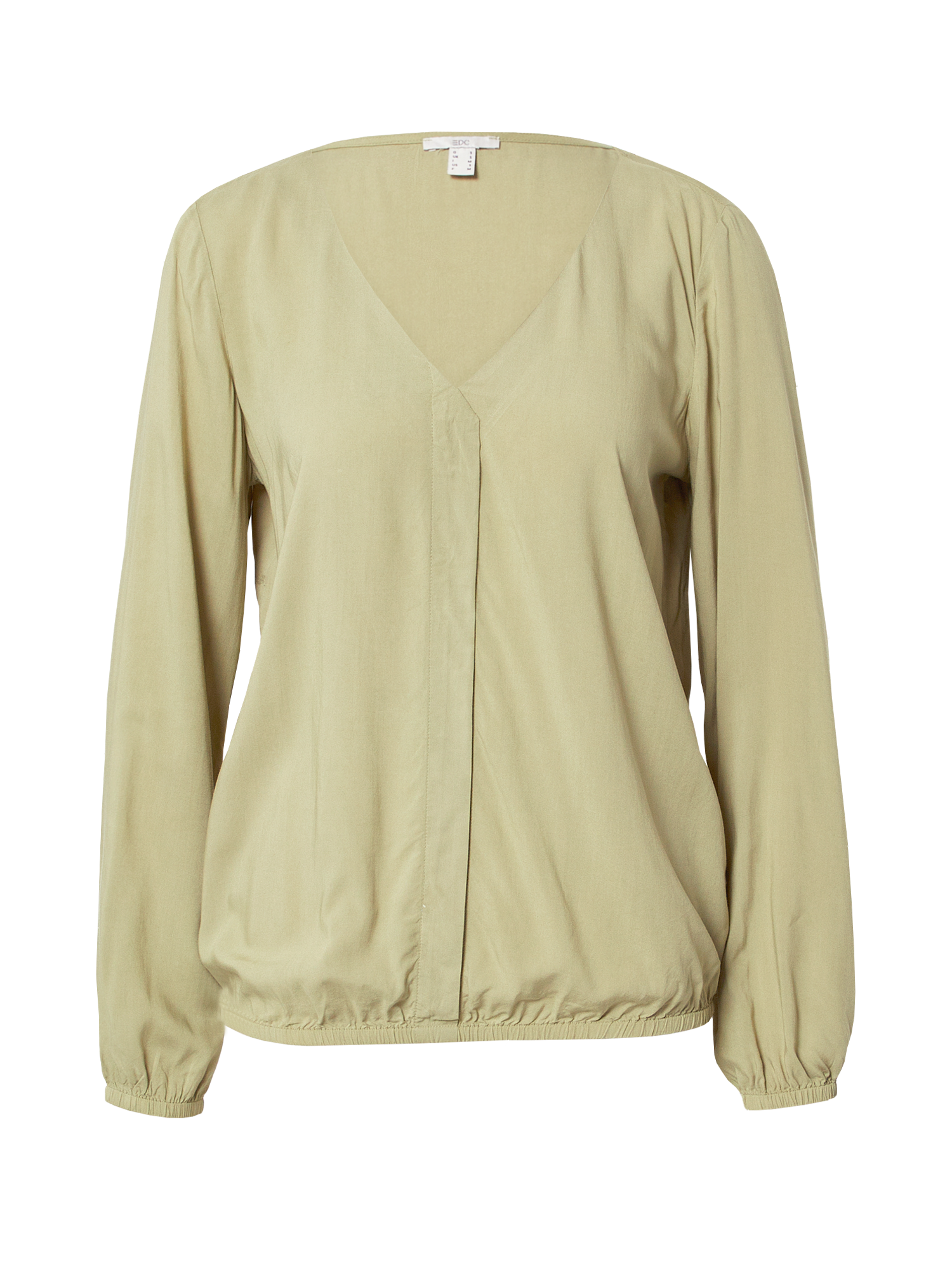 Plus size Odzież EDC BY ESPRIT Bluzka w kolorze Jasnozielonym 
