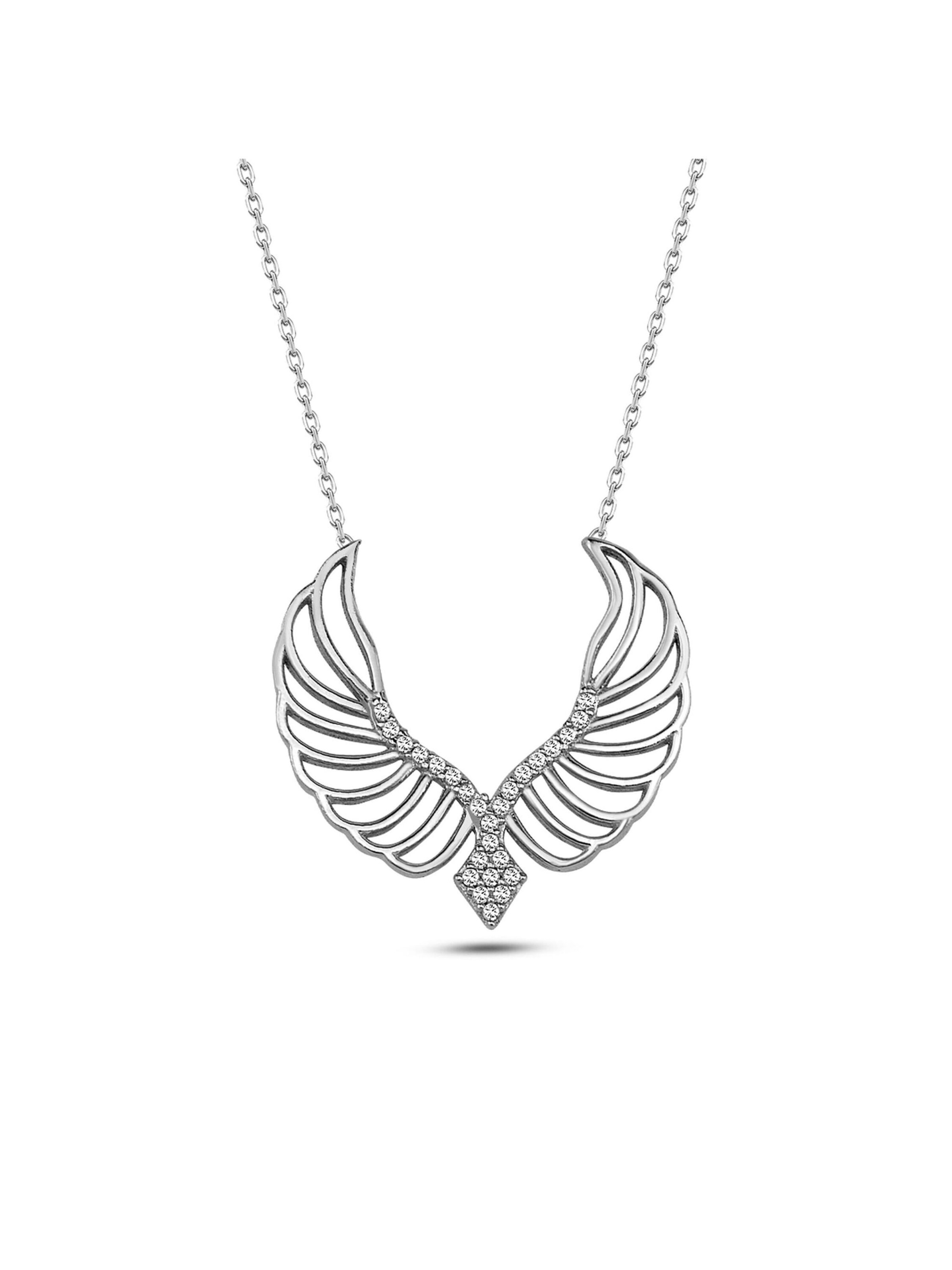 Pendentif Dkeniz en argent : devant