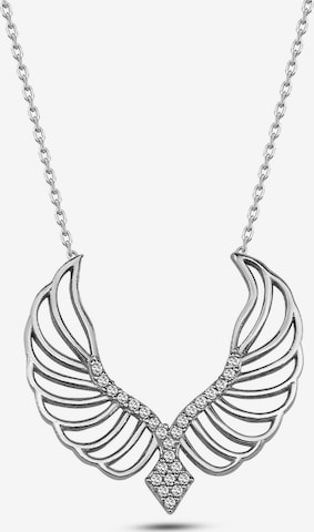 Pendentif Dkeniz en argent : devant