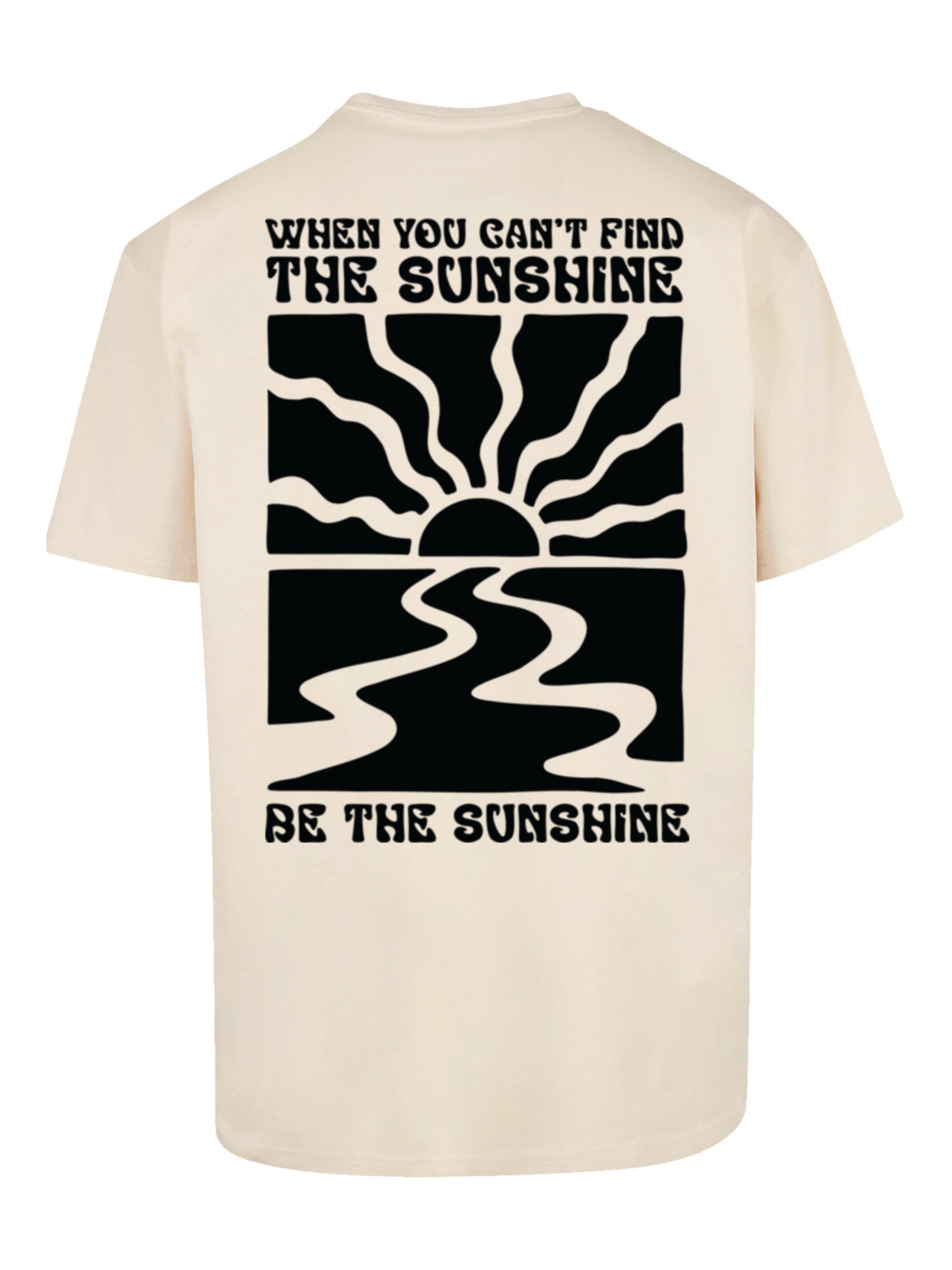 F4NT4STIC Shirt 'Be The Sunshine' in Beige
