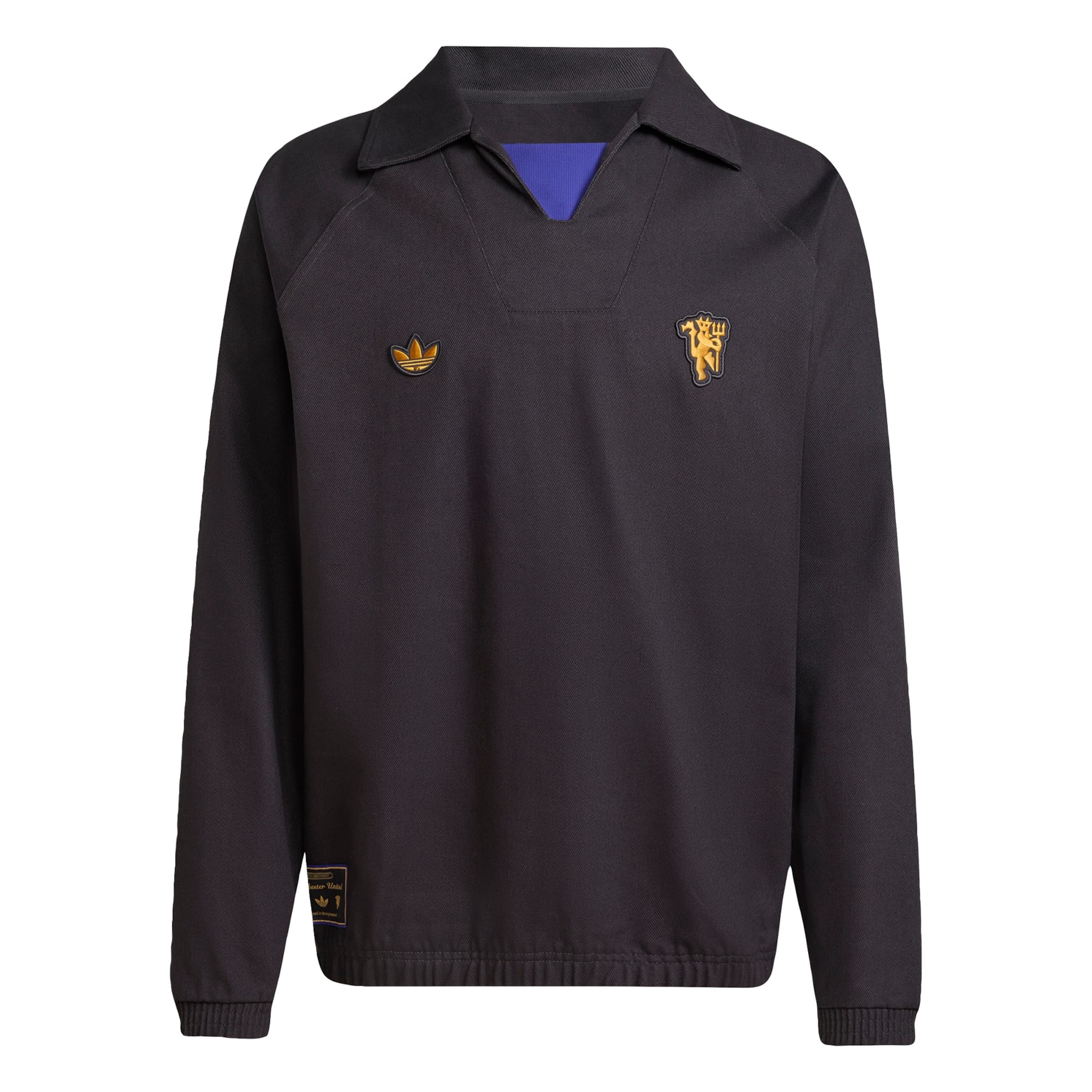 Sweat-shirt 'Manchester United Terrace Icons' ADIDAS ORIGINALS en noir : devant