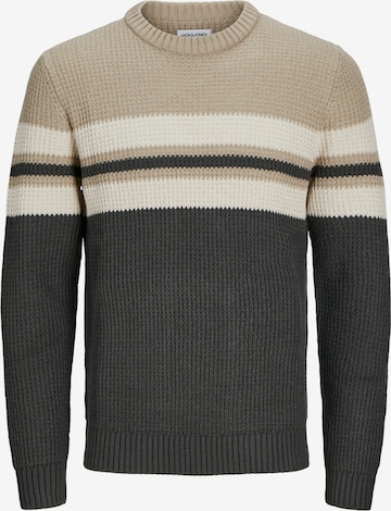 JACK & JONES Pullover 'JJSander' in Grau: Vorderseite