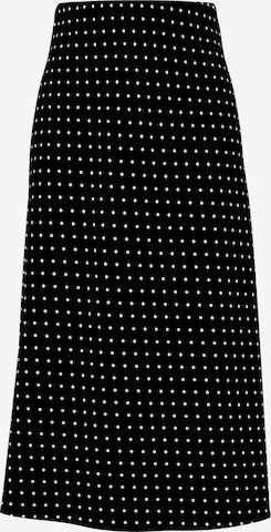 PIECES - Falda 'PCFRANAN' en negro: frente
