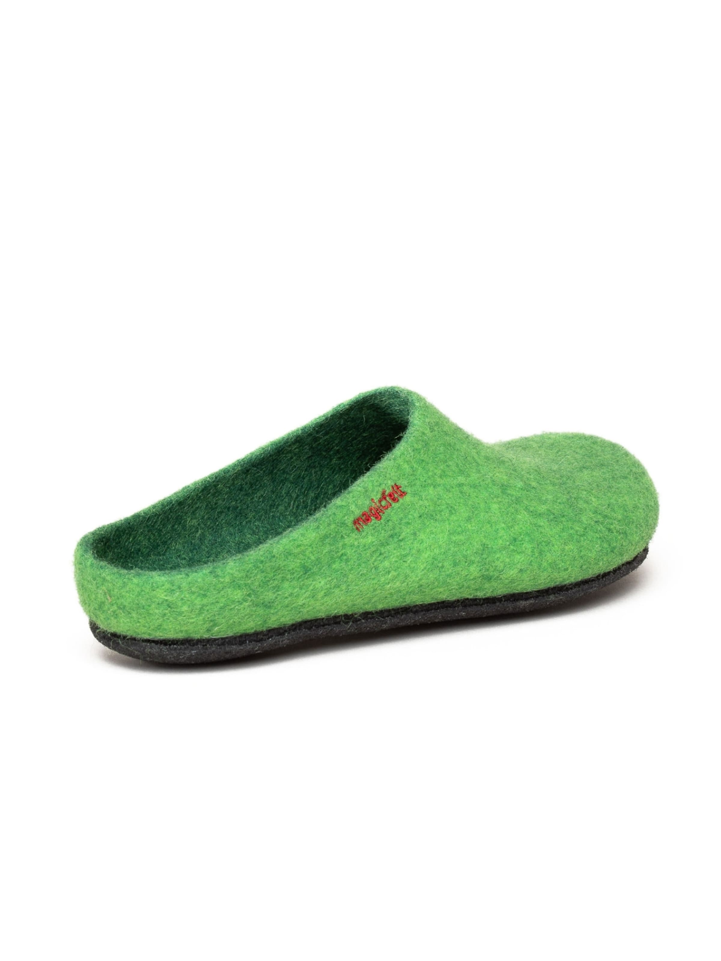 MagicFelt Slippers 'Filzpantoffel Magicfelt 709' in Green