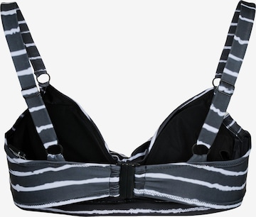 juoda Swim by Zizzi Marškinėliai Bikinio viršutinė dalis 'STANIA'