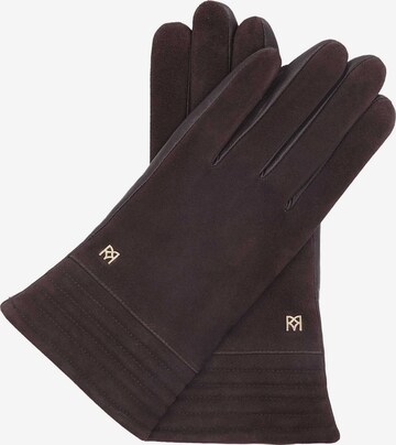 Gants Kazar en marron : devant