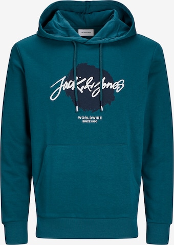 Felpa 'JJTiley' di JACK & JONES in verde: frontale