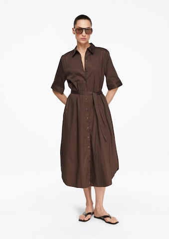 Robe-chemise COMMA en marron