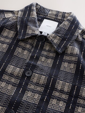 Next Regular fit Button Up Shirt in Blue