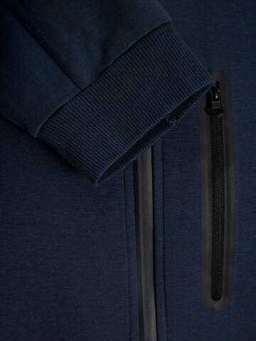 JACK & JONES Zip-Up Hoodie in Blue
