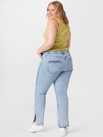 Noisy May Curve Regular Jeans 'JOEY' in Blau