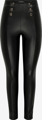 ONLY - Skinny Leggings 'STAR' em preto: frente