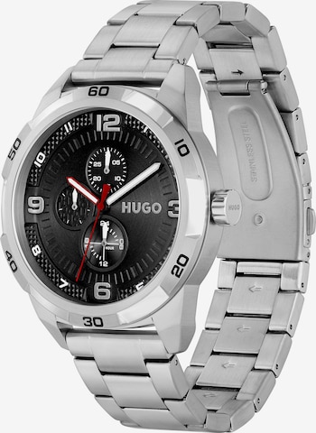 HUGO Red Analog watch in Silver