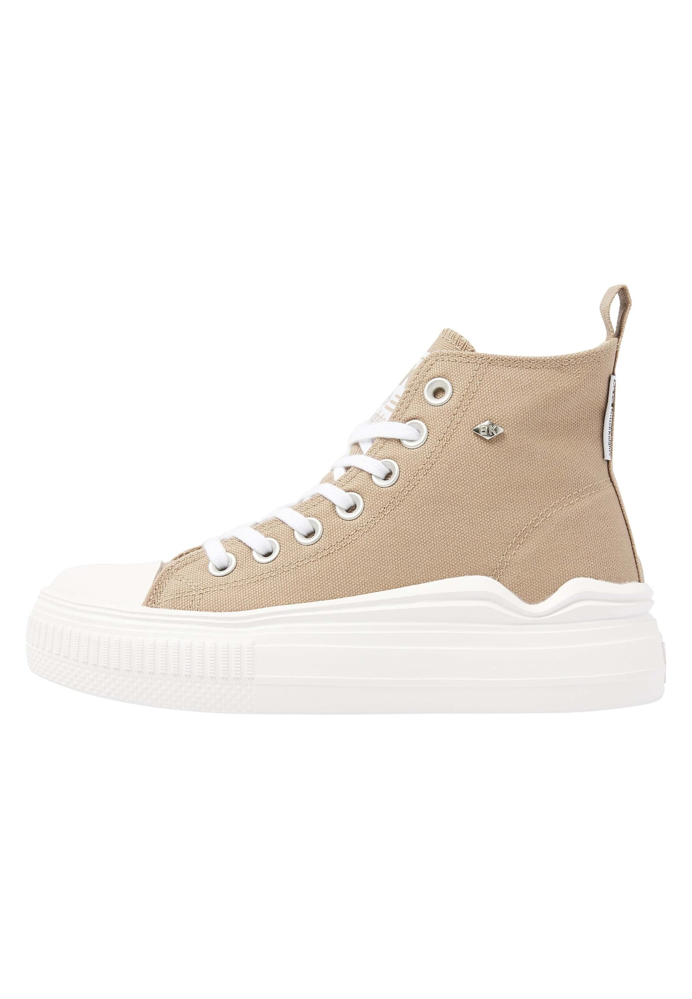 Baskets hautes 'KAYA FLOW' BRITISH KNIGHTS en beige : devant