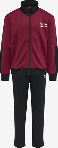 Hummel Tracksuit in Red: front