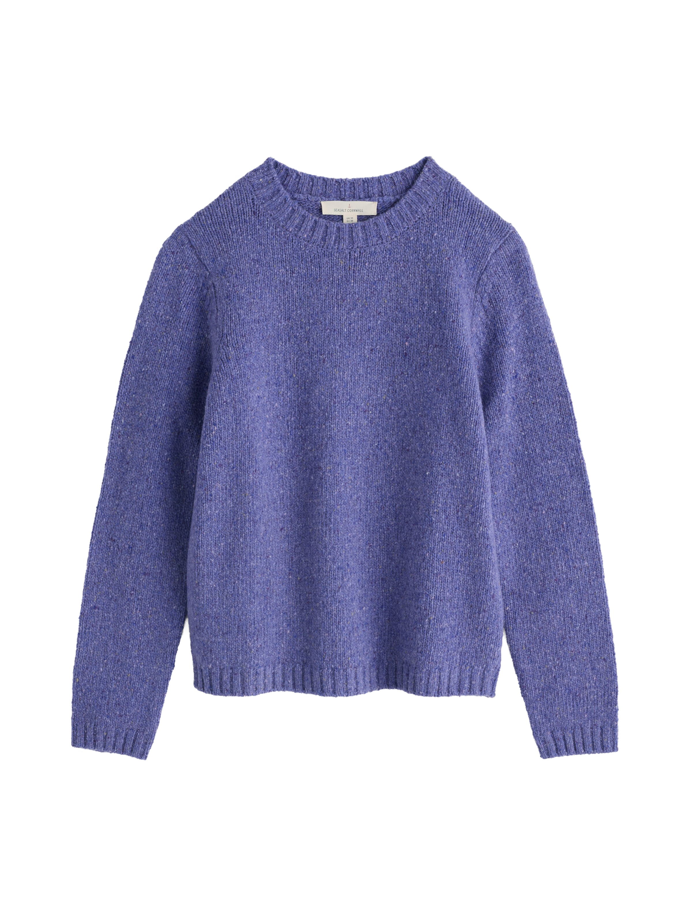 Seasalt Cornwall Svetr 'Dawson Pick' – fialová: přední strana