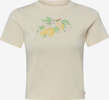T-shirt LEVI'S ® en beige : devant