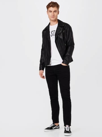 TIMEZONE Skinny Jeans 'Eduardo' in Black