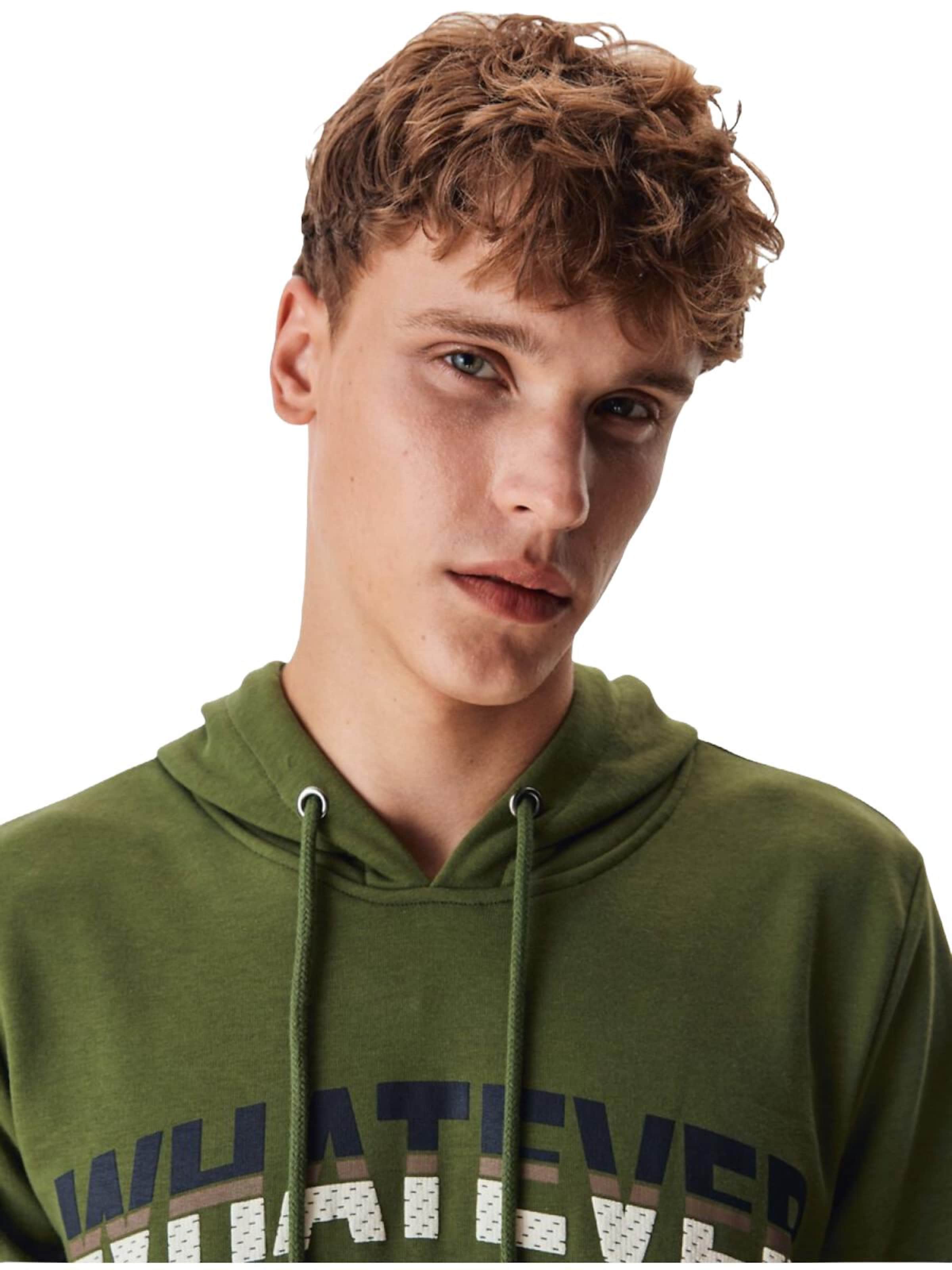 Sweat-shirt 'LTB Jeans Herren-Kapuzenpullover' LTB Jeans en vert