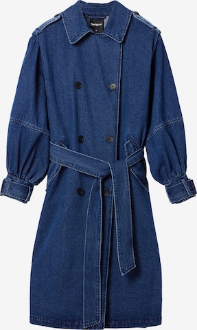 Desigual Prechodný kabát - Modrá: predná strana
