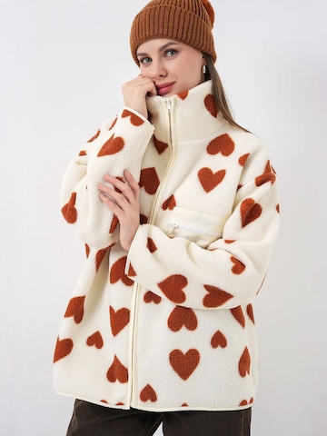 Veste mi-saison 'Kunstpelzmäntel' Bigdart en beige