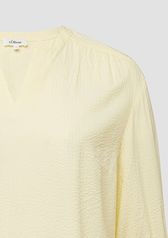 Chemisier s.Oliver en jaune