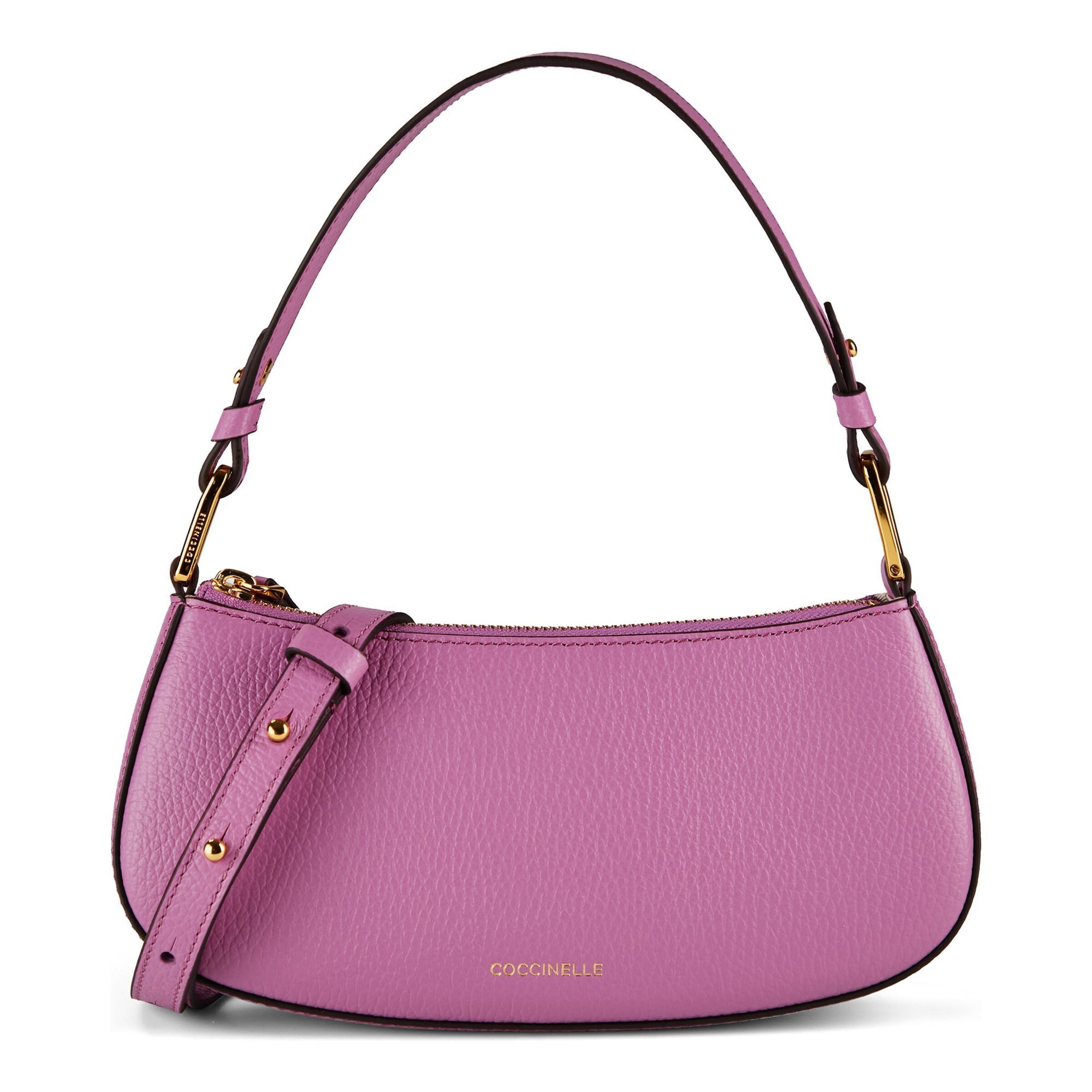 Coccinelle Schoudertas 'Merveille' in Lila: voorkant